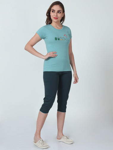 Women's Capri Set (Mint)