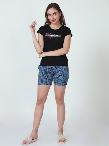 Women's Shorts Set (Black)