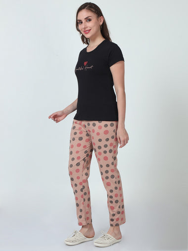 Women's Pyjama Set (Black)