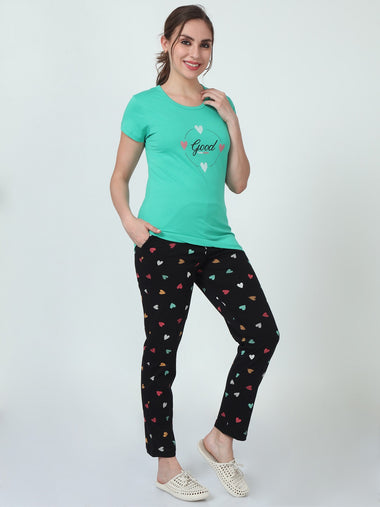 Women's Pyjama Set (Green)